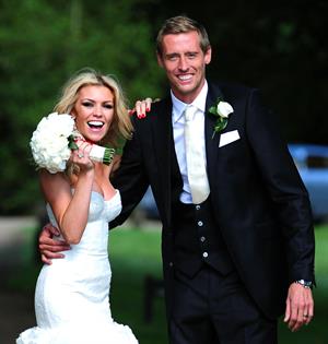 Abigail Clancy wedding day June 30, 2011