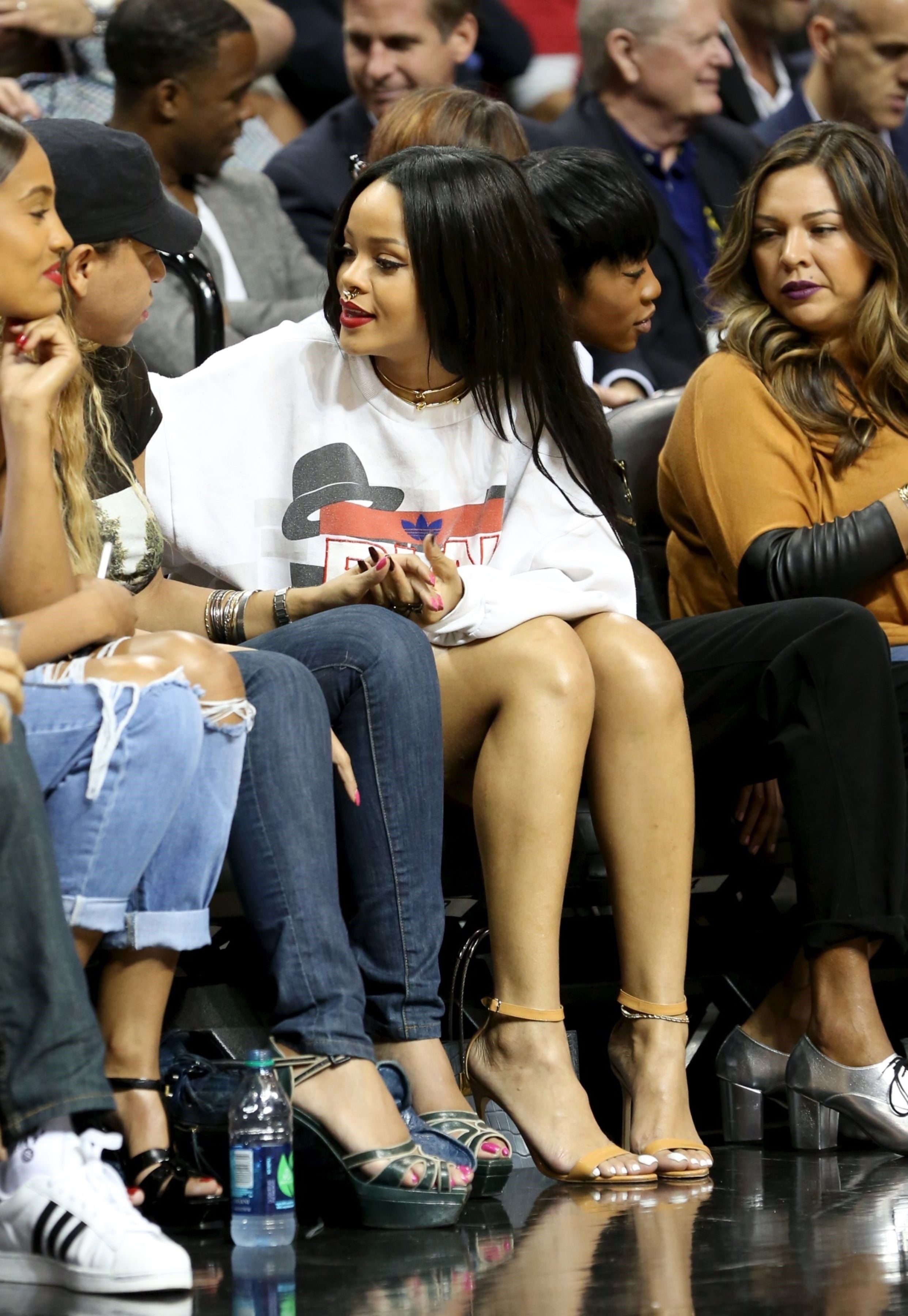 Rihanna at 2014 Summer Classic Charity Basketball Game, NYC August 21, 2014
