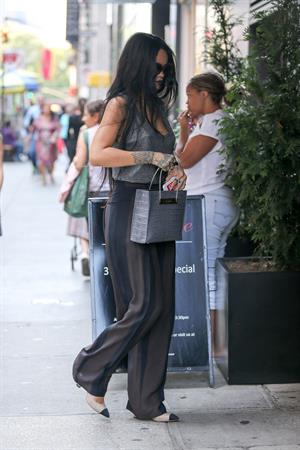 Rihanna arriving @ Philippe Chow Restaurant in New York City August 18,