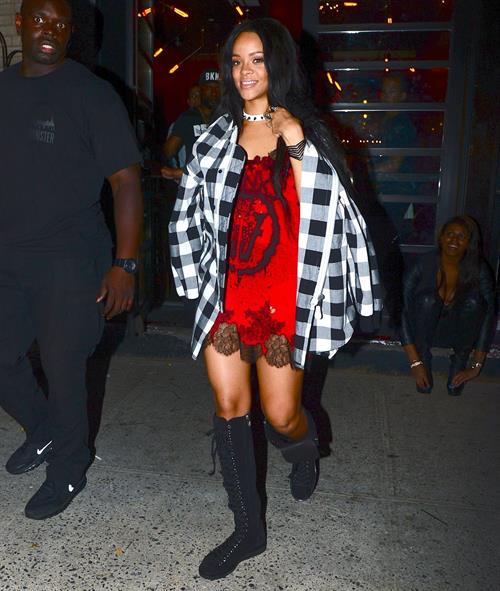Rihanna arriving at VIP Nightclub August 18, 2014