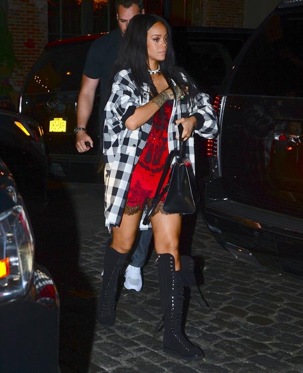 Rihanna arriving at VIP Nightclub August 18, 2014