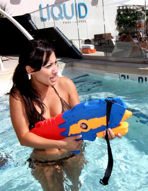 Francia Raisa in a bikini