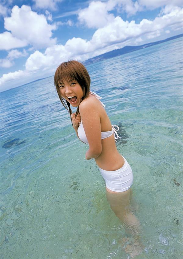 Asami Abe in a bikini