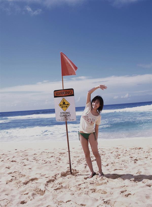 Natsumi Abe in a bikini