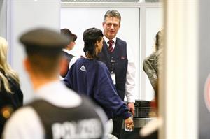 Rihanna Makes her way through Berlin Schonefeld Airport, Germany (November 19, 2012) 