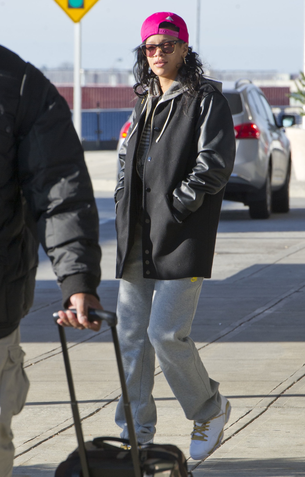 Rihanna arriving at JFK in NYC 11/6/12