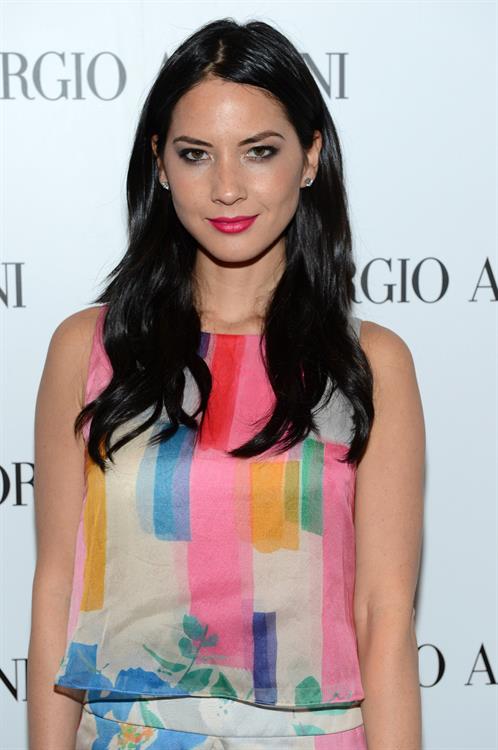 Olivia Munn Giorgio Armani Beauty Luncheon in Beverly Hills 12/6/12 