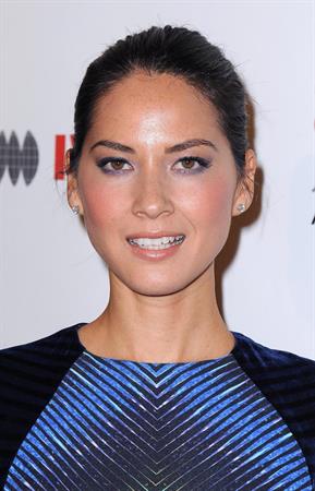 Olivia Munn 2012 Courage in Journalism Awards in Beverly Hills 10/29/12