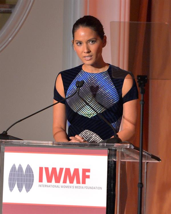 Olivia Munn 2012 Courage in Journalism Awards in Beverly Hills 10/29/12