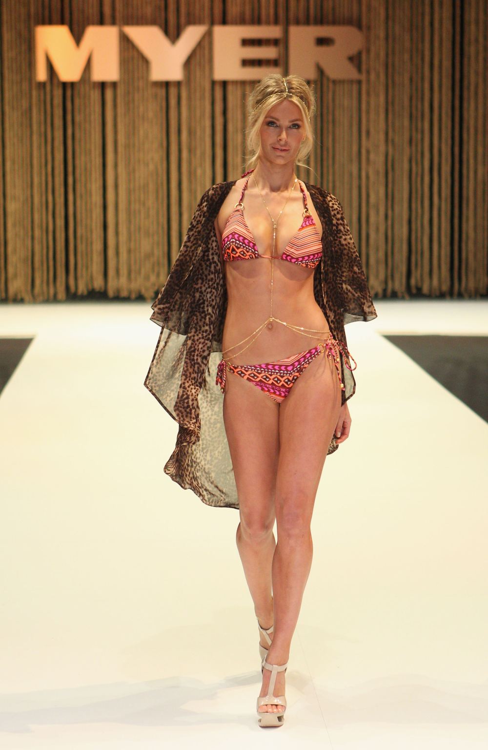 Jennifer Hawkins in a bikini