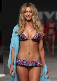 Jennifer Hawkins in a bikini