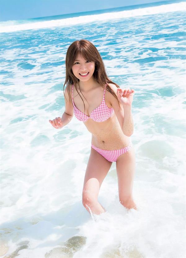 Riho Abiru in a bikini