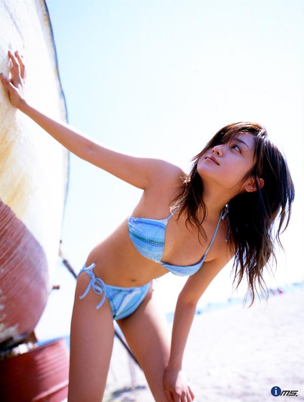 Yumi Adachi in a bikini