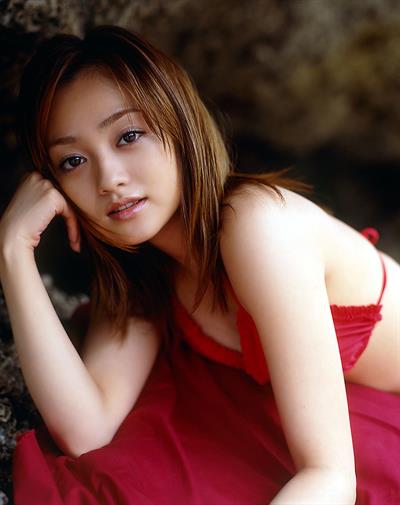 Yumi Adachi in a bikini