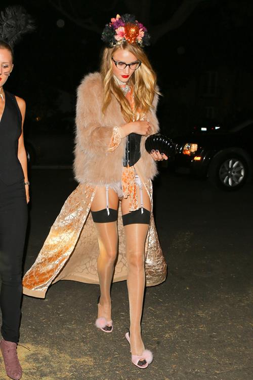 Rosie Huntington-Whiteley - At A Halloween Party In Beverly Hills October 26, 2012