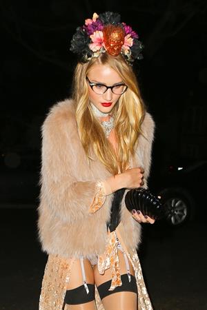 Rosie Huntington-Whiteley - At A Halloween Party In Beverly Hills October 26, 2012