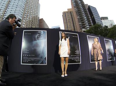 Sandra Bullock  Gravity  New York Premiere on Oct. 1, 2013 