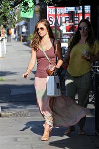 Minka Kelly leaving Joans on Third in Hollywood on May 21, 2012
