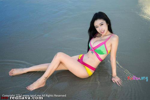 Luvian Ben Neng in a bikini