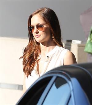 Minka Kelly leaves a meeting in Century City January 17, 2013 