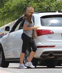 Minka Kelly leaving a hair salon in Los Angeles 13 06 12 