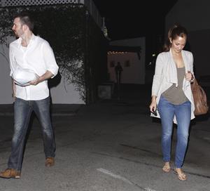Minka Kelly dinner at Casa Vega in Studio City 10/14/12 