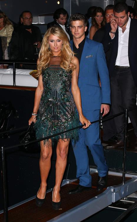 Paris Hilton Roberto Cavalli's boat party in Cannes May 22, 2013