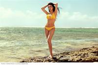 Wei Wei Yu in a bikini