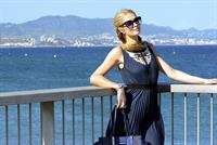 Paris Hilton Visting  Amnesia Port Forum Project  August 9, 2013
