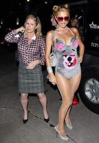 Paris Hilton  Playboy Mansion Halloween Party in Los Angeles October 26, 2013 