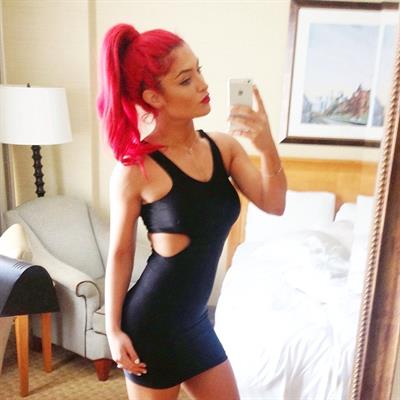 Natalie Eva Marie taking a selfie