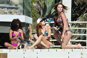 Bella Thorne in a bikini in Malibu on August 18, 2014