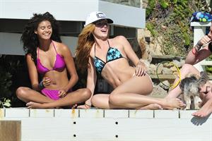 Bella Thorne in a bikini in Malibu on August 18, 2014