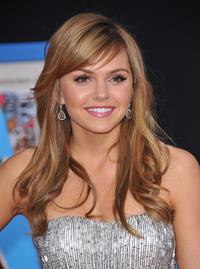 Aimee Teegarden at the Los Angeles premiere of Disney's Prom on April 21, 2011