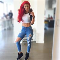 Natalie Eva Marie taking a selfie