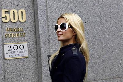 Paris Hilton Leaves Federal Court in NYC June 4, 2012
