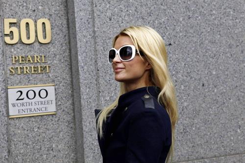 Paris Hilton Leaves Federal Court in NYC June 4, 2012