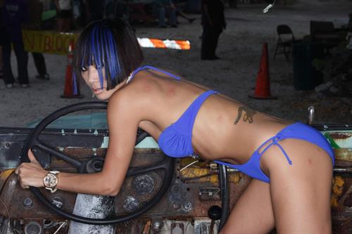 Bai Ling in a bikini