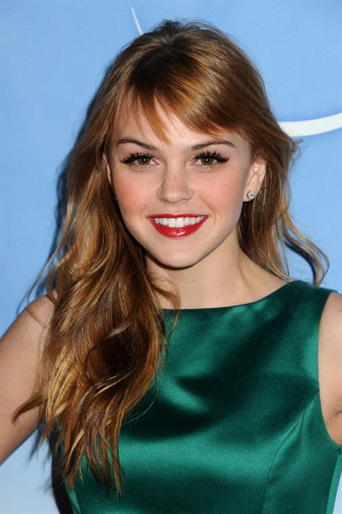 Aimee Teegarden NBC Universal Press Tour All Star Party on January 1, 2011
