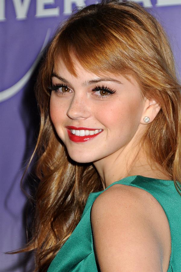 Aimee Teegarden NBC Universal Press Tour All Star Party on January 1, 2011