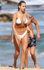 Madison Edwards and her boyfriend in Sydney, on Nov 26, 2017