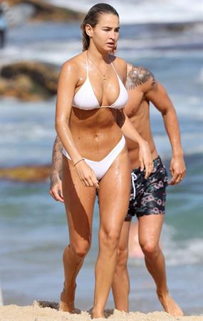 Madison Edwards and her boyfriend in Sydney, on Nov 26, 2017