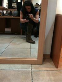 Linda Durbesson taking a selfie