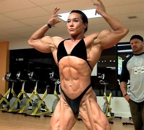 Alina Popa in a bikini