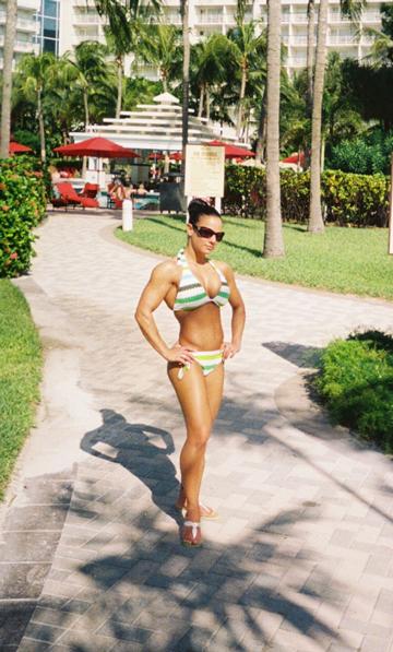 Danielle Gardner in a bikini