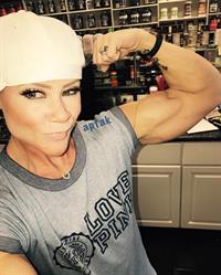 Amanda Michelle Folstad Ptak taking a selfie