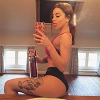 Gaelle Garcia taking a selfie