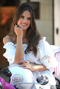 Alessandra Ambrosio Victoria's Secret Bombshell Tour in Miami 2/6/2011