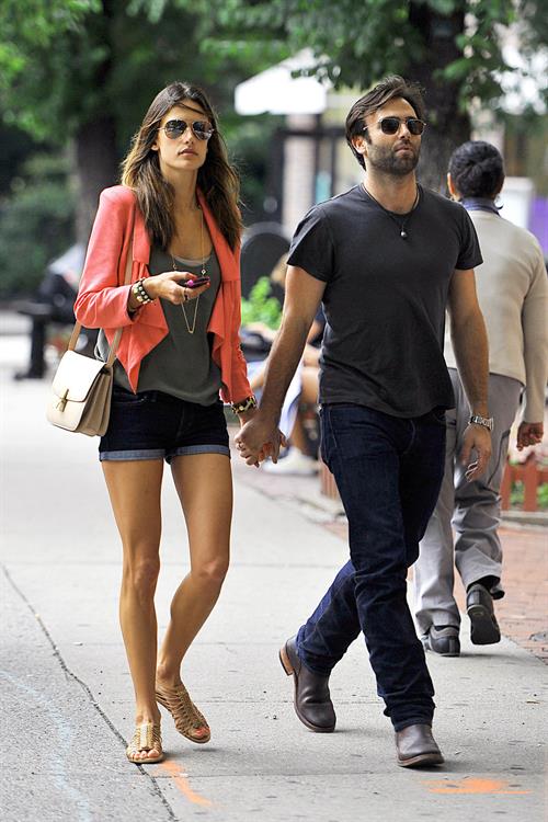 Alessandra Ambrosio Bar Pitti in New York City on June 23, 2011 