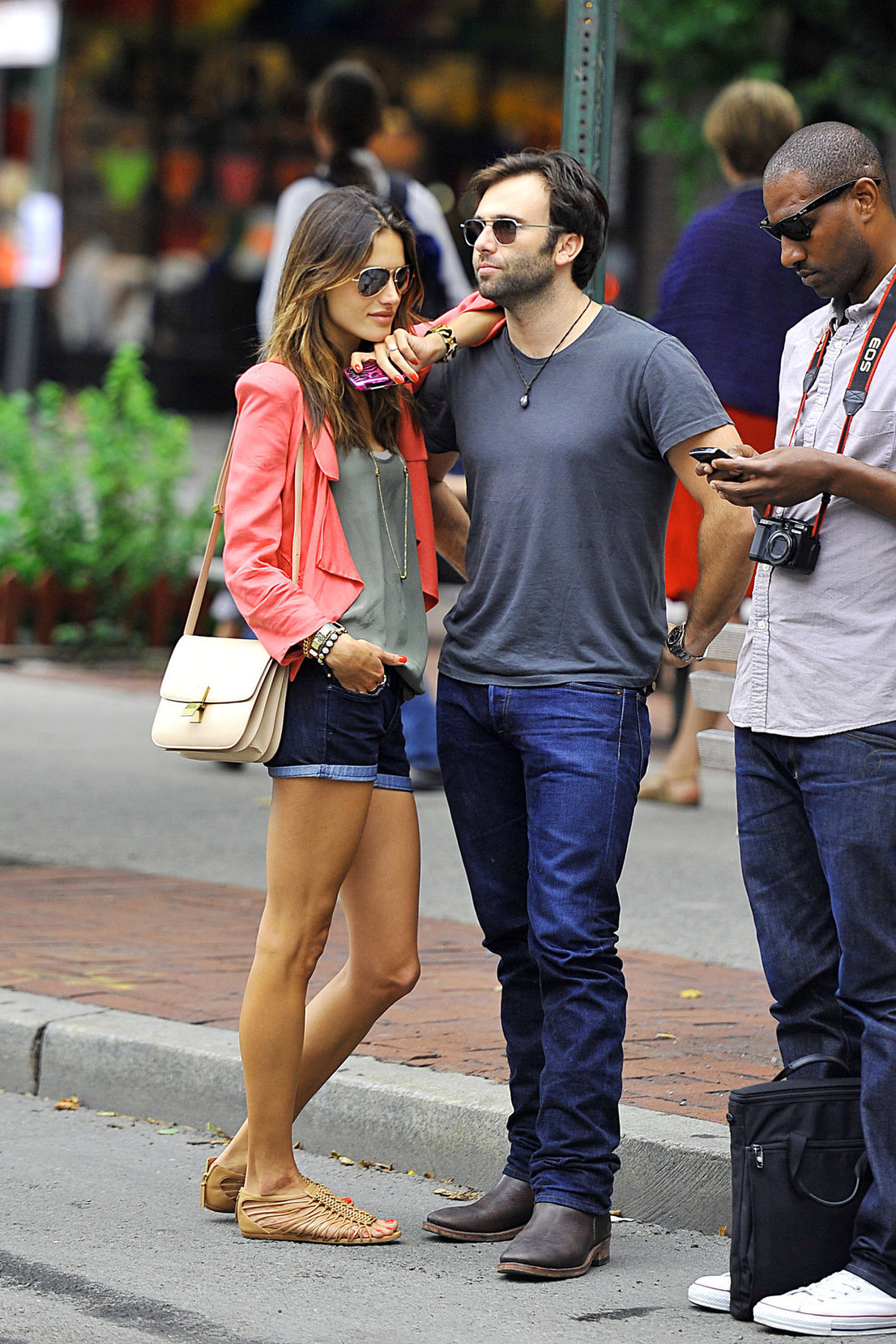 Alessandra Ambrosio Bar Pitti in New York City on June 23, 2011 